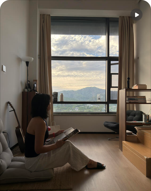 Living alone, peaceful and free
